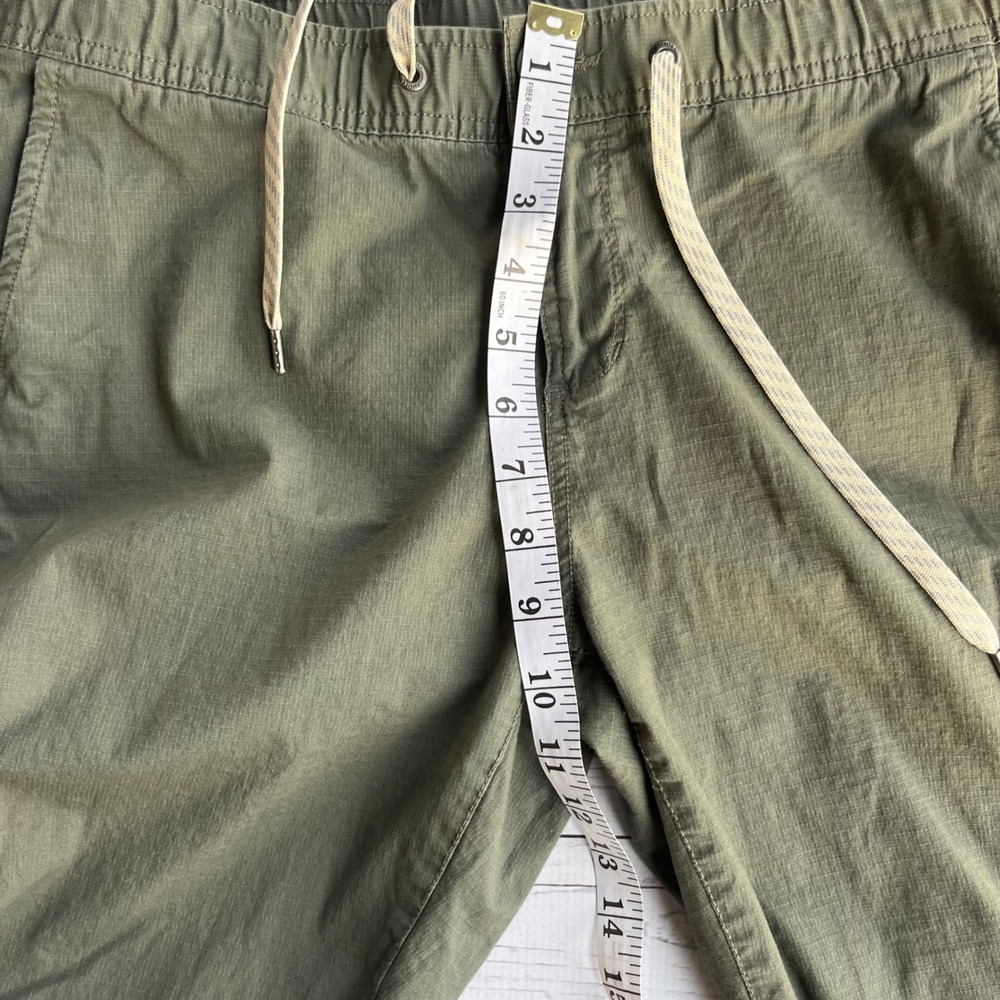 Vuori Ripstop Pant Army Khaki Green Organic Cotton Womens Medium Hiking Outdoor - Picture 14 of 15